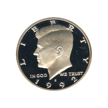 Kennedy Half Dollar 1992-S Proof Silver